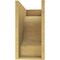 Ekena Millwork 9"W x 18"D x 18"H Classic Newport Rough Cedar Woodgrain TimberThane Corbel, Primed Tan CORUR09X18X18NEWRCPR - alternate 5